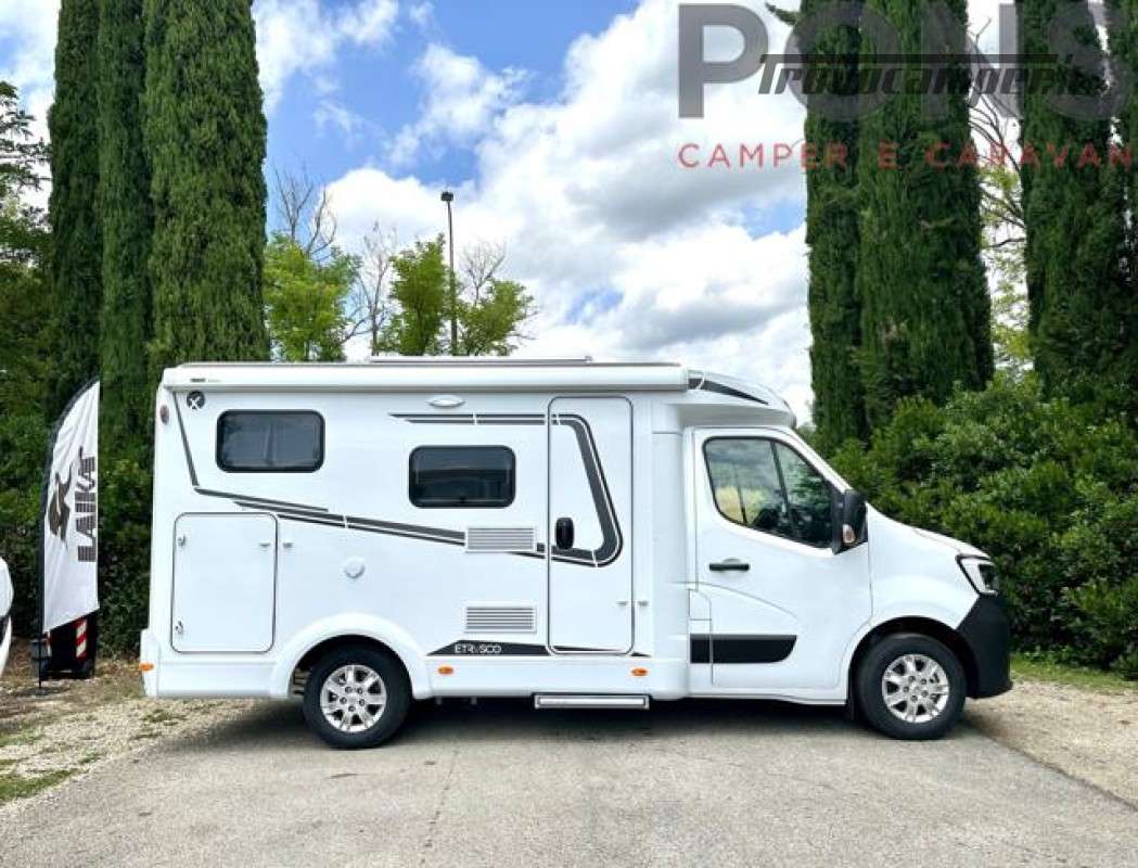 Scaletta legno letto posteriore -X5 - Pons Camper e Caravan